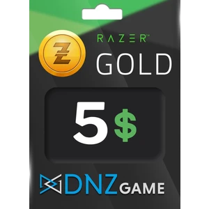 Gold 5 Usd Pin