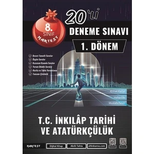 Nartest Yayınevi 8. Sınıf 1. Dönem Mod 20 T.C. İnkılap Tarihi ve Atatürkçülük Dene
