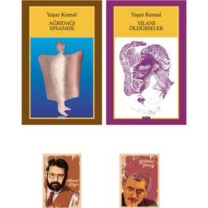 Ağrıdağı Efsanesi - Yaşar Kemal 9789750807411 - Yılanı Öldürseler - 9789750807046 Defterli özel seti