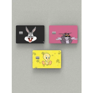 Sevimli Kahramanlar 3'lü Set Kredi Kartı & Akbil Sticker Kaplama