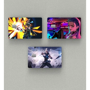 Volarant Gamer 3'lü Set Kredi Kartı & Akbil Sticker Kaplama