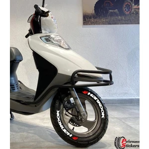 Ps Stickers Hankook Motorsiklet Scooter Lastik Yazısı Sticker 8 Adet