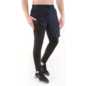 Ghassy Co. Erkek Running Compression Hızlı Kuruma Micropoly Halısaha Antrenman Gym Fitness Koşu Uzun Taytlı Şort