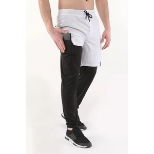 Ghassy Co. Erkek Running Compression Hızlı Kuruma Micropoly Halısaha Antrenman Gym Fitness Koşu Uzun Taytlı Şort