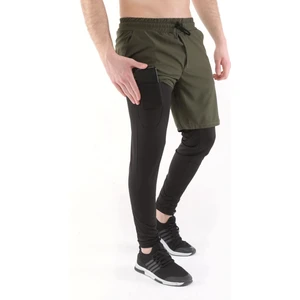 Ghassy Co. Erkek Running Compression Hızlı Kuruma Micropoly Halısaha Antrenman Gym Fitness Koşu Uzun Taytlı Şort