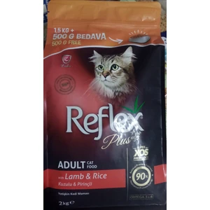 Reflex Plus Yetişkin Kedi Maması Kuzulu ve Pirinçli 2 kg