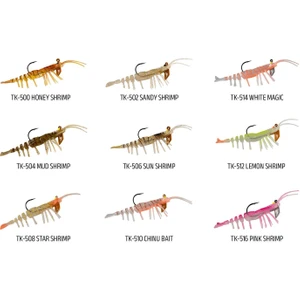 Teke Shrimp Silikon Karides - 514 White Magic