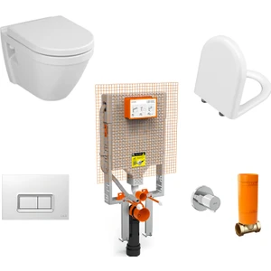 Vitra S50 Rim-Ex Kanalsız Asma Klozet ve Gömme Rezervuar Tam Set