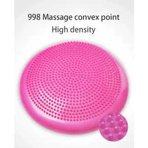 Deez Spor Denge Diski Balance Trainer Denge Topu Pilates Balans Disk Pembe