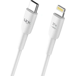 Linktech K603 Safe Type-C - Iph Lightning 27W Hızlı Data ve Şarj Kablosu 3A 1mt