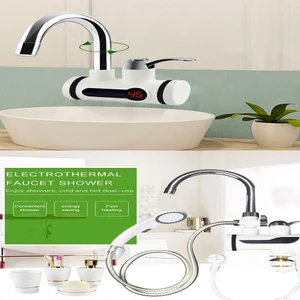 Elektrikli Ani Su Isıtıcı Musluk Termal Ani Su Isıtıcı Musluk Duvar Giriş.duş Setli