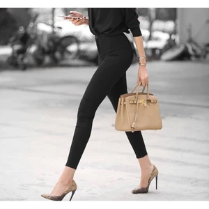 Canan Ataç Gabardin Kumaş Yüksek Bel Pantolon 92CM Sbel 31CM