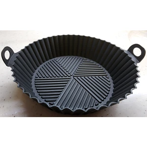 Airfryer Silikon Pişirme Kabı Siyah