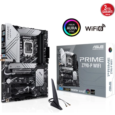 Asus Prime Z790-P Wıfı LGA1700 Ddr5 7200 Dp HDMI 3x M2 Fiyatı