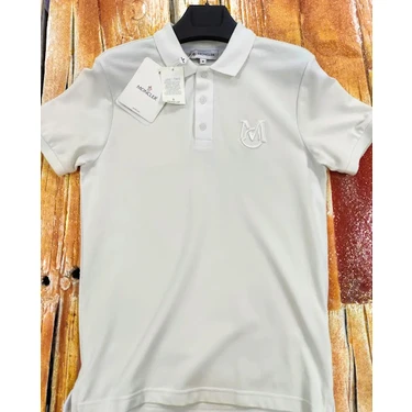 Moncler polo white on sale