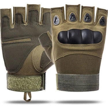 Motiva 511 Model Taktik Combat Motosiklet Bisiklet Outdoor Sport Korumalı Yarım Parmaksız