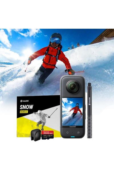 INSTA360 X3 360° Kamera Snow Kit
