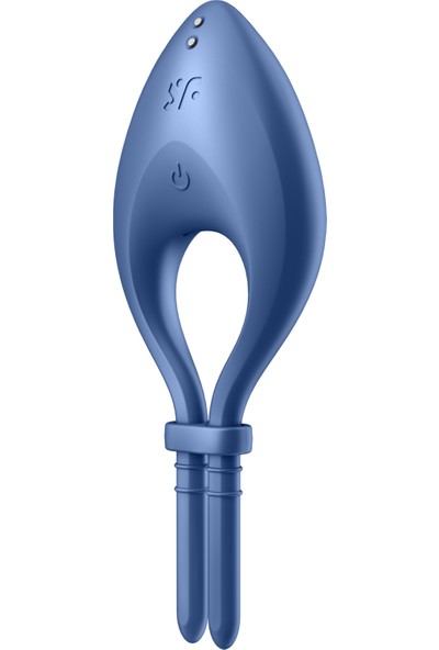 Satisfyer Bullseye Connect Blue App Kontrollü Ayarlanabilir Titreşimli Penis Halkası