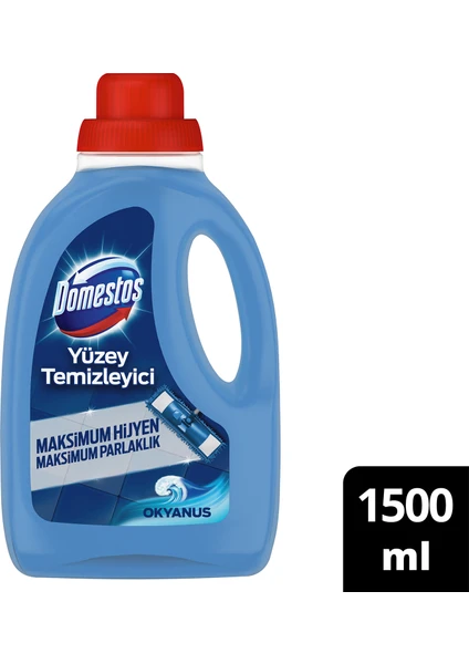 Yüzey Temizleyici Okyanus Maksimum Hijyen Tüm Yüzeyler için Yüzey Temizleyici 1500 ML