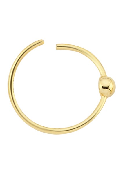 Altın Toplu Halka Burun Hızması