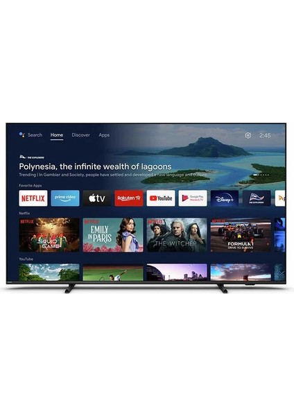 55PUS8007 55" 139 Ekran Uydu Alıcılı 4K Ultra HD Smart LED TV