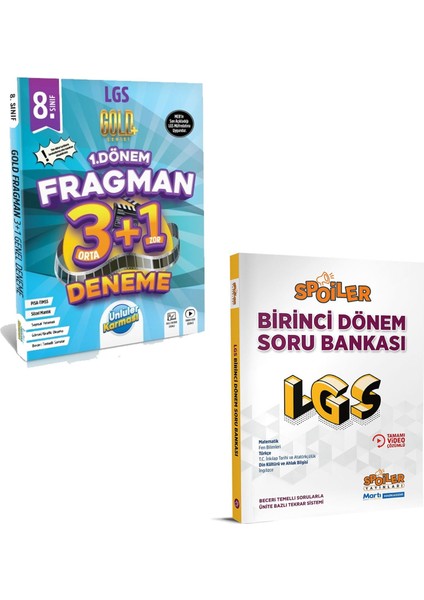 Ünlüler Yayınları Ünlüler Karması 2023 Lgs 1.dönem Fragman 3+1 Deneme ve Spoiler Birinci Dönem Soru Seti