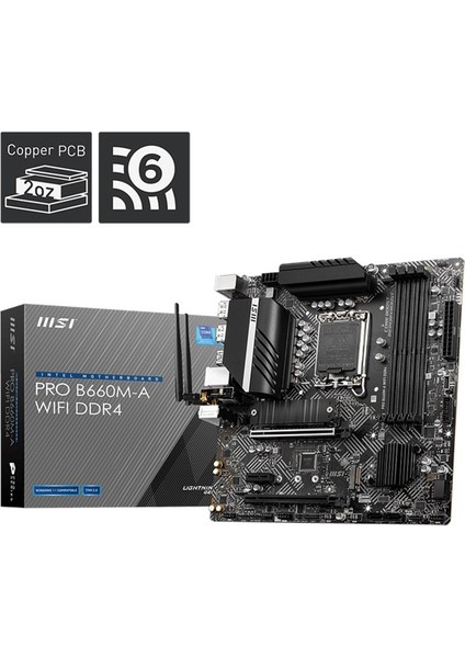 Msı Pro B660M-A Wifi D4 1700P HDMI Dp