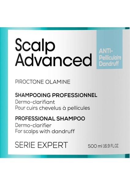 Serie Expert Scalp Advanced Kepek Karşıtı Profesyonel Şampuan 500 ml