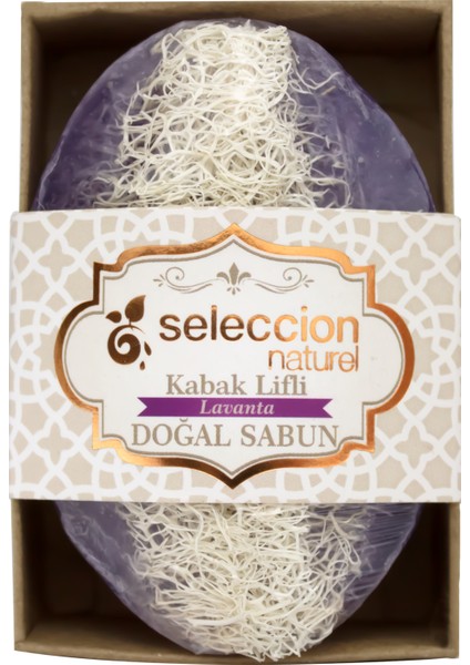 Natural Doğal Kabak Lifli Lavanta Sabun 120 gr