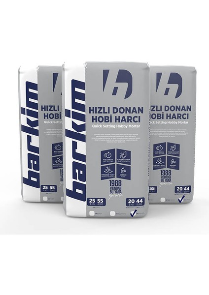 Hızlı Donan İnci Beyaz Dekoratif Hobi Harcı İnci Beyaz 2450 20 kg