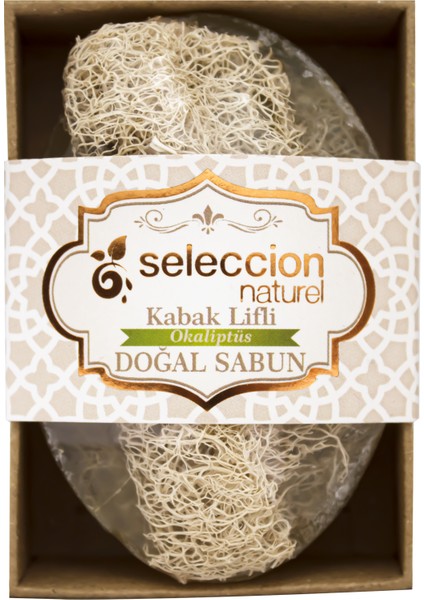 Natural Doğal Kabak Lifli Okaliptüs Sabun 120 Gr