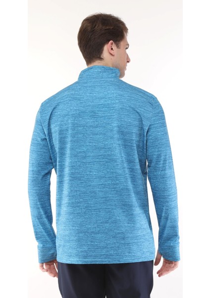 Erkek Running Nem Emici Uv Güneşten Koruma Parmaklık Detaylı Uzun Kollu Outdoor Tshirt