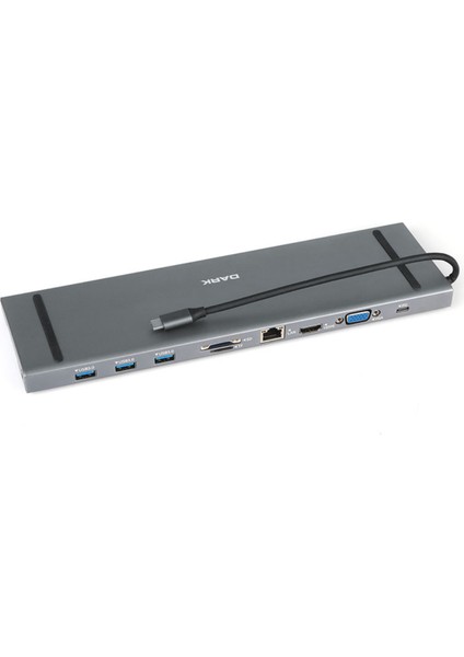 DK-AC-U31X35 USB 3.1 Type C 10 In 1 Eth./hdmı/vga/sd/usb 3.0/kulaklık Çok.