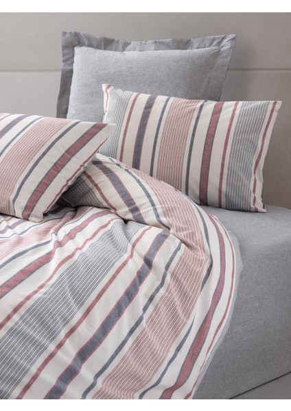 Natureforce Ipliği Boyalı Tek Kişilik Nevresim Takımı Duo Mavi fiyatları