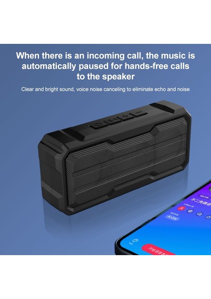 Su Geçirmez Stereo Subwoofer Bluetooth Hoparlör (Yurt Dışından)