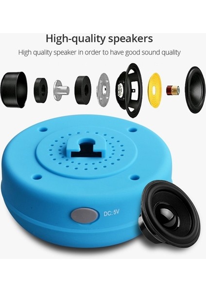 Bts-06 Mini Su Geçirmez Bluetooth Issc3.0 Hoparlör (Yurt Dışından)