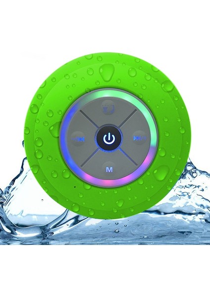 LED Işıklı Bts-09 Fm Mini Su Geçirmez Bluetooth Hoparlör (Yurt Dışından)