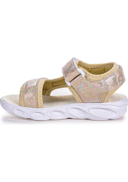 133 Hologram Işıklı Günlük Kız Çocuk Cırtlı Sandalet Ayakkabı fiyatları