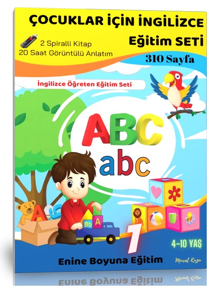 Çocuklar Için Ingilizce Eğitim Seti (4-10 Yaş)