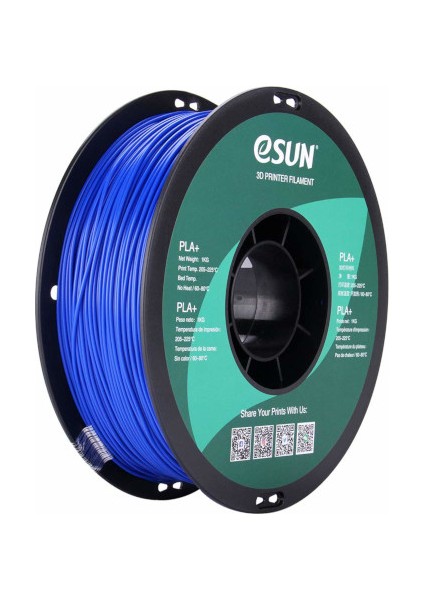 1,75 mm PLA Plus (PLA+) Mavi Filament (1 KG)