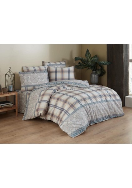 Piroska Çift Kişilik Nevresim Takımı Bej