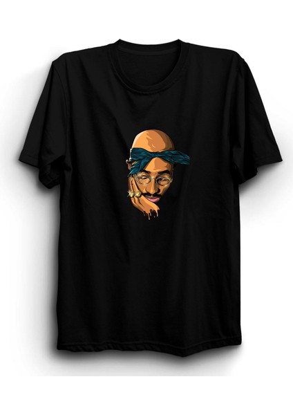 Tupac, Glasses, Rap, Hiphop 2pac Tişört