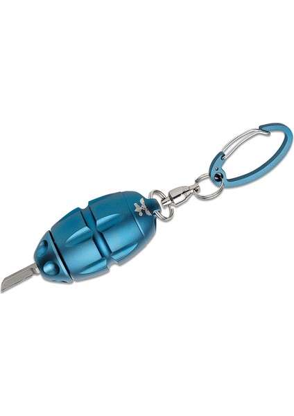 Eggie Keychain - Blue Titanium