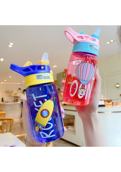 480ML Çocuk Ördek Gagası Plastik Taşınabilir Düşme Önleyici Su Şişesi (Yurt Dışından) fiyatları