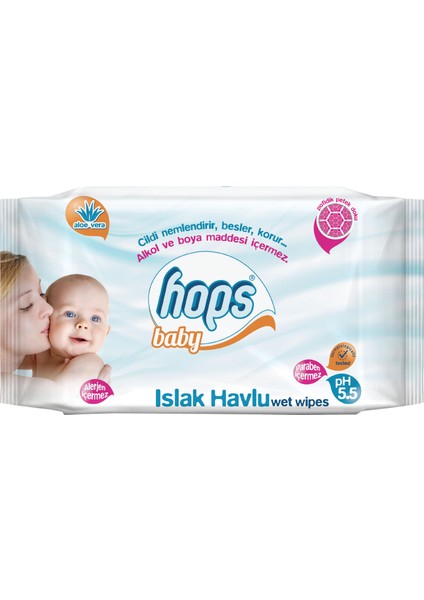 Baby Islak Havlu 60'lı 180 Yaprak