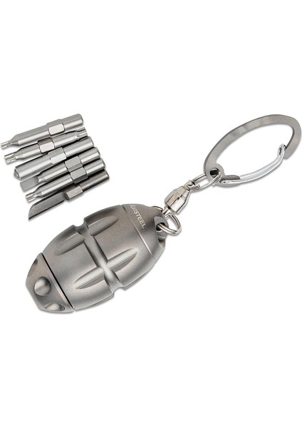 Eggie Keychain - Grey Titanium