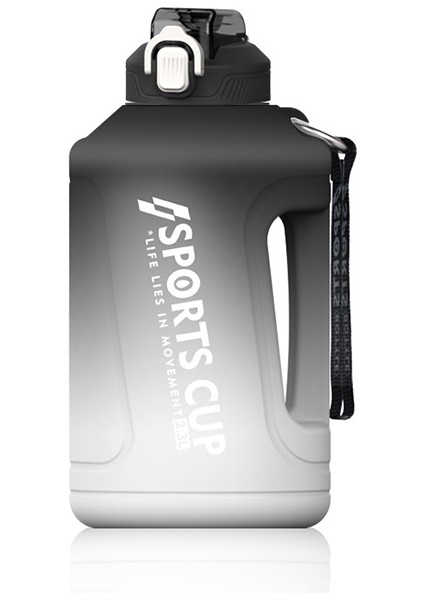 1500ML Taşınabilir Saman Su Şişesi, Spor Su Şişesi (Yurt Dışından)