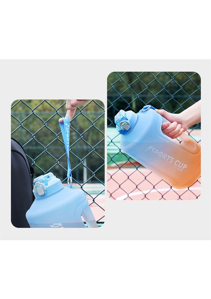 2300ML Büyük Kapasiteli Gradyan Saman Taşınabilir Su Isıtıcısı, Su Şişesi (Yurt Dışından) modelleri