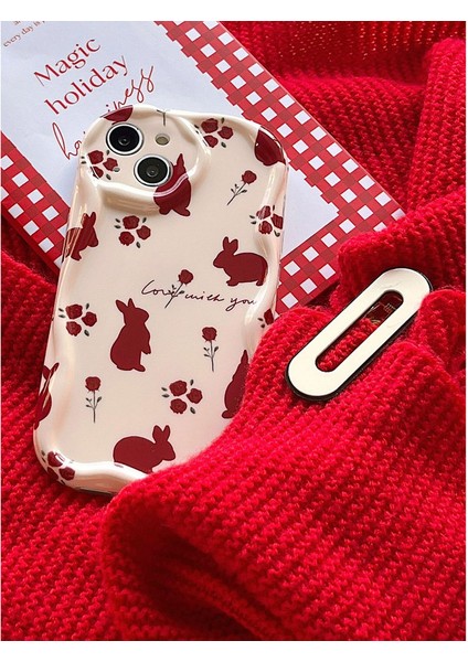 iPhone 11 Için Tavşan ve Çiçeklerpromax Silikon Apple Telefon Kılıfı (Yurt Dışından) modelleri