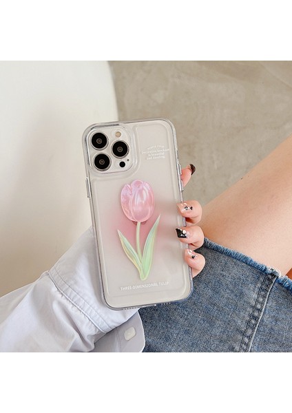 Tulip Swoosh iphone 14 Promax Kılıf Için Şeffaf Telefon Kılıfı (Yurt Dışından) modelleri
